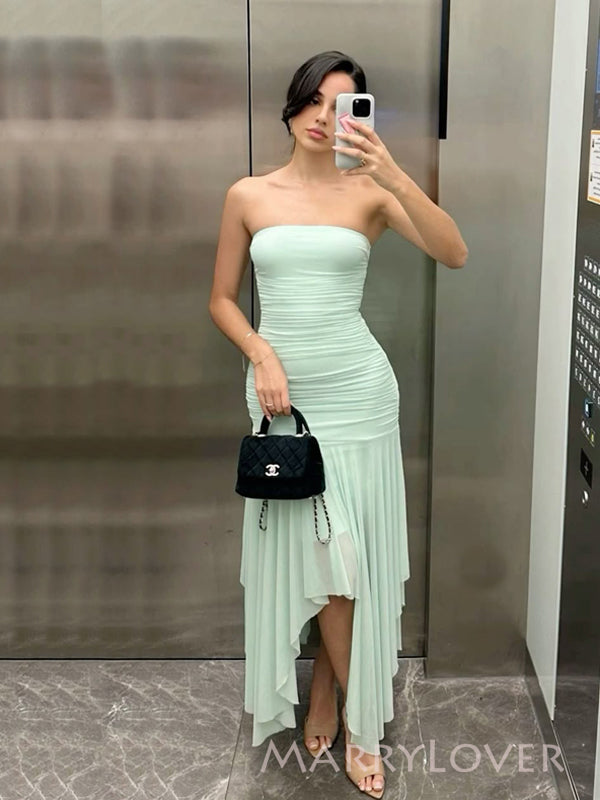 Lovely Sage Green Mermaid Strapless Long Evening Prom Dresses, MR9430 MarryLover Lovely Sage Green Mermaid Strapless Long Evening Prom Dresses, MR9430 MarryLover