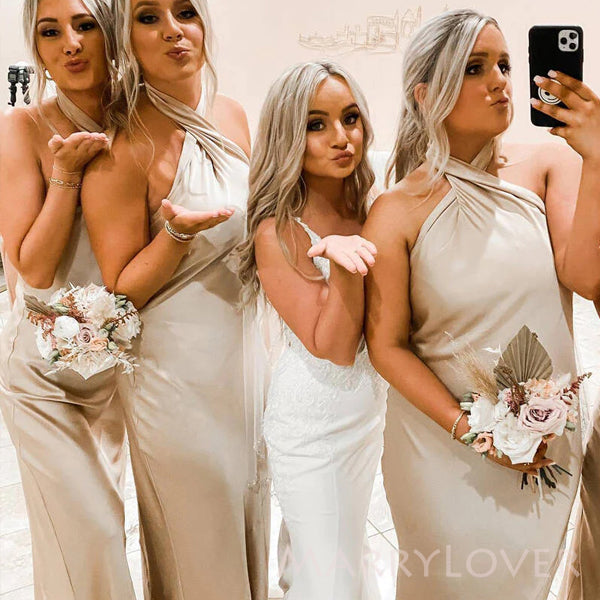 bridesmaid dresses mobile Flounce Long Wedding Party Bridesmaid Dress In ROYAL BLUE