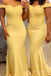 Pretty Off Shoulder Mermaid Long Cheap Custom Appliques Bridesmaid Dresses, MRB0238
