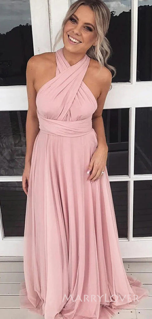 Sexy A-line Long Cheap Custom Bridesmaid Dresses, MRB0288