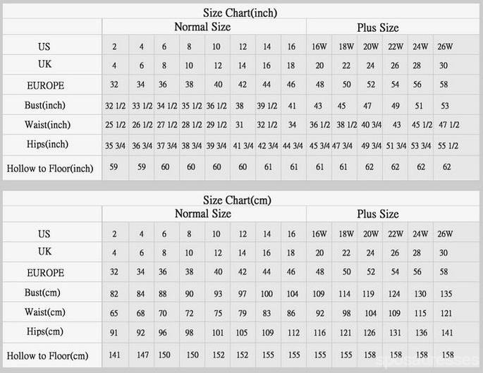Size Chart |