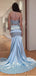 Two Pieces Halter Long Evening Prom Dresses, Sweet 16 Prom Dresses, PY002