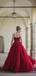 A-line Spaghetti Straps Cheap Evening Prom Dresses, Sweet 16 Prom Dresses, OL087