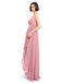One-shoulder High-low Chiffon Bridesmaid Dresses