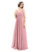 A-line V-neck Sleeveless Chiffon Bridesmaid Dresses