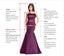 Deep V-neck A-line Rose Gold Tulle Sparkly Long Evening Prom Dresses, Custom Prom Dress, MR8691