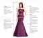 One Shoulder Satin V-neck Long Evening Prom Dresses, Custom Prom Dress, MR8699