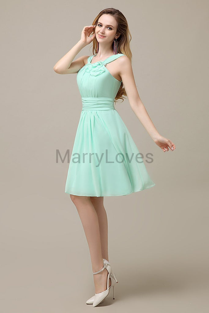 Charming With Appliques Chiffon Bridesmaid Dresses