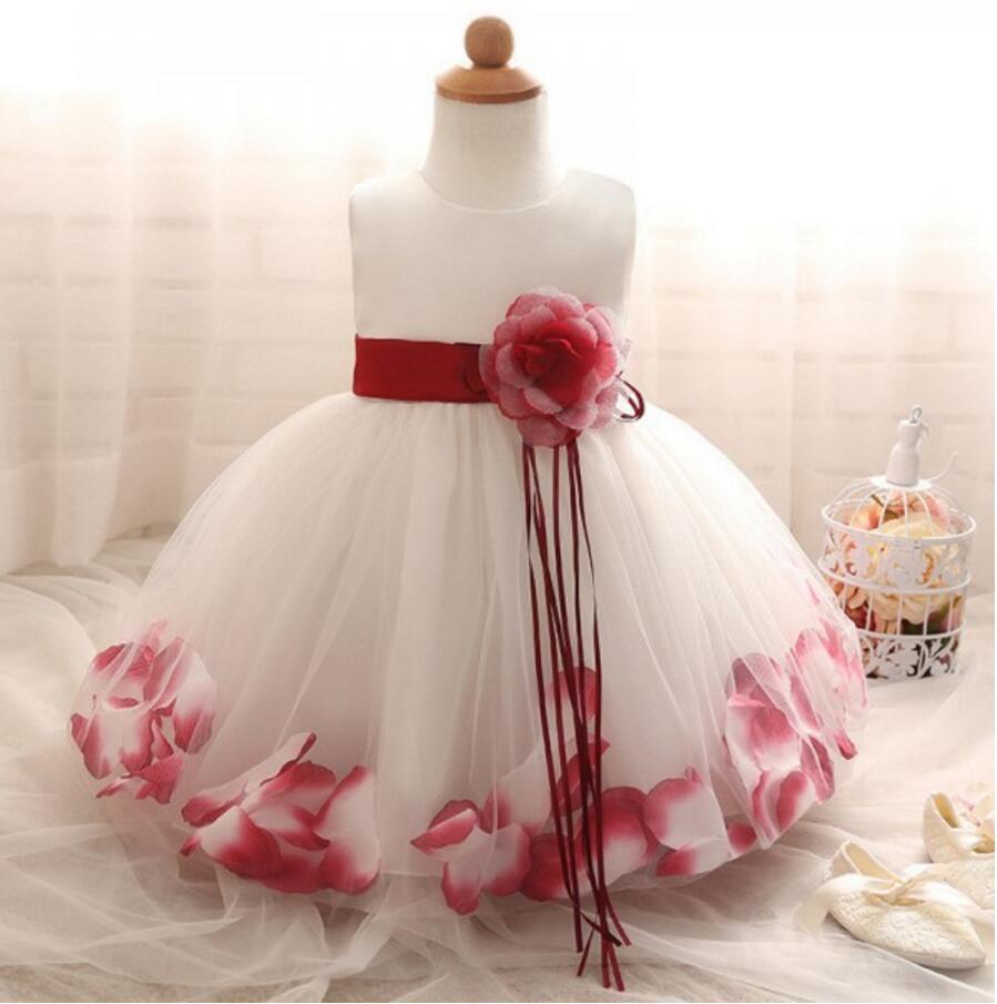 Beautiful Handmade Lovely Flower Girl Dresses, Weding Cheap Little Girl Dresses with Flowers, FGS021 - Wish Gown