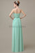 Strapless Pleats Chiffon Bridesmaid Dresses