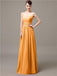 Strapless Pleats Chiffon Bridesmaid Dresses