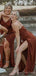 Simple Spaghetti Straps V-neck Long Custom Bridesmaid Dresses , BN1271