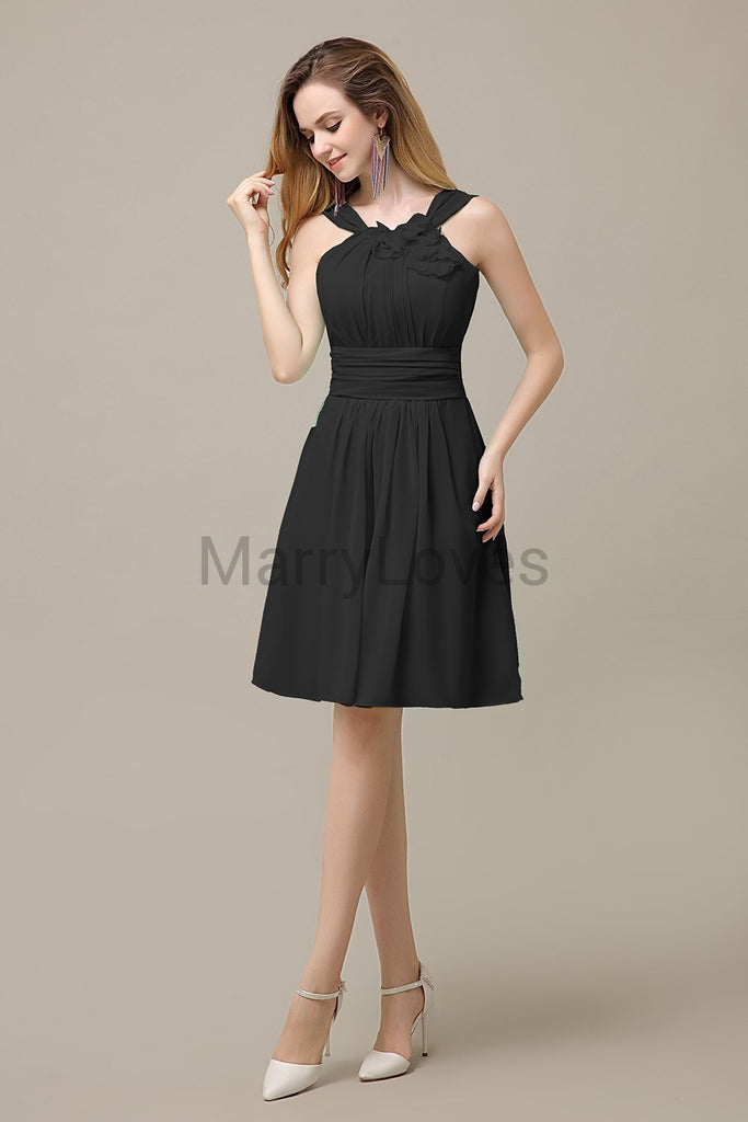 Charming With Appliques Chiffon Bridesmaid Dresses