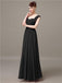 Square Chiffon Floor-Length Bridesmaid Dresses