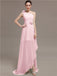 One Shoulder Flowers Bridesmaid Dresses
