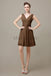 V-neck Sleeveless Chiffon Bridesmaid Dresses