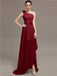 One Shoulder Flowers Bridesmaid Dresses