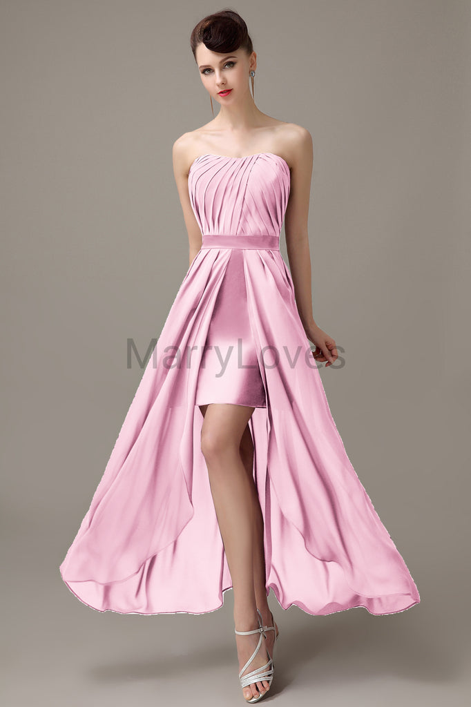 Sweetheart Chiffon Floor Length Bridesmaid Dresses