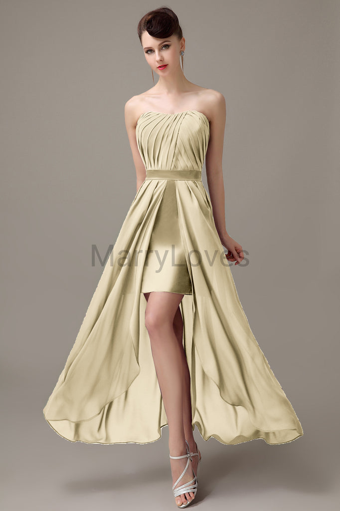 Sweetheart Chiffon Floor Length Bridesmaid Dresses