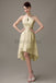 Halter High-Low Chiffon Bridesmaid Dresses