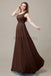 One Shoulder Beading Long Bridesmaid Dress