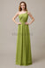 A-line One Shoulder Pleats Bridesmaid Dresses
