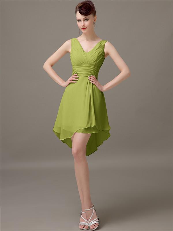 Black Short A-Line Bridesmaid Dresses