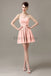 Sweetheart Chiffon Short Bridesmaid Dresses