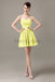 Sweetheart Chiffon Short Bridesmaid Dresses