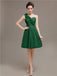 One Shoulder Pleats Bridesmaid Dresses