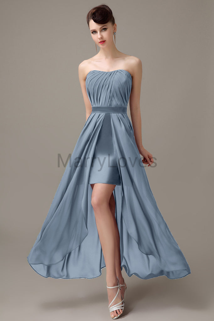 Sweetheart Chiffon Floor Length Bridesmaid Dresses