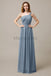 A-line One Shoulder Pleats Bridesmaid Dresses