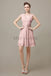 V-neck Sleeveless Chiffon Bridesmaid Dresses