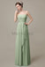 Strapless Pleats Chiffon Bridesmaid Dresses