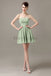 Sweetheart Chiffon Short Bridesmaid Dresses