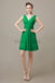 V-neck Sleeveless Chiffon Bridesmaid Dresses