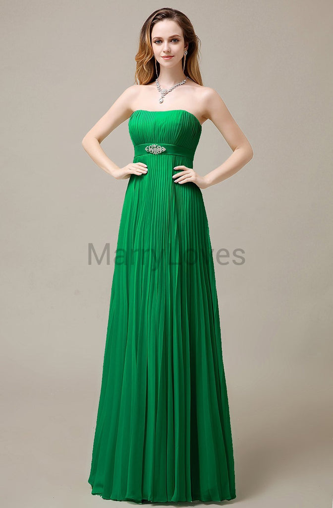 Strapless A-Line Bridesmaid Dresses