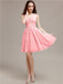 V-Neck Short A-Line Bridesmaid Dresses