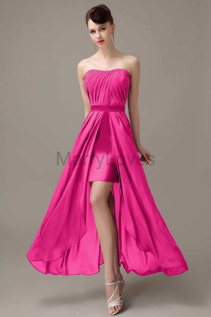 Sweetheart Chiffon Floor Length Bridesmaid Dresses