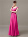 Square Chiffon Floor-Length Bridesmaid Dresses