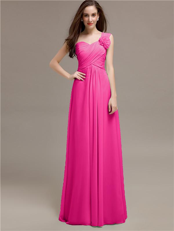Sweetheart Flower Appliques A-line Bridesmaid Dresses