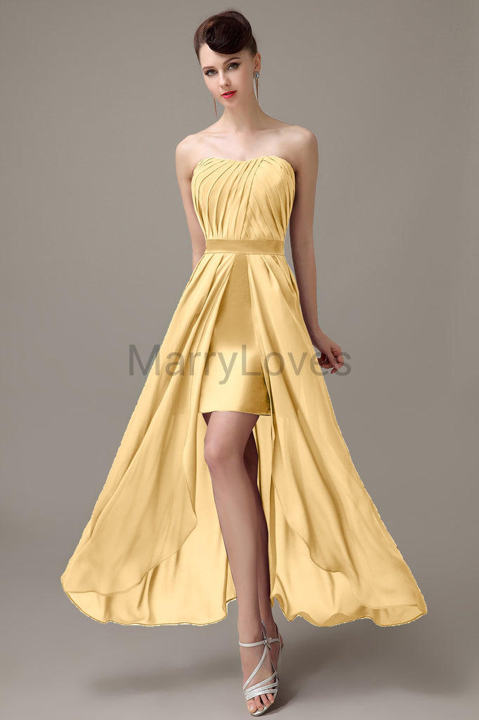 Sweetheart Chiffon Floor Length Bridesmaid Dresses