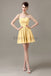 Sweetheart Chiffon Short Bridesmaid Dresses