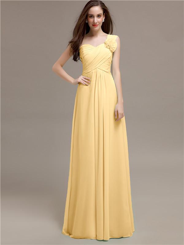 Sweetheart Flower Appliques A-line Bridesmaid Dresses