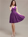 V-Neck Short A-Line Bridesmaid Dresses