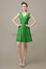 V-neck Sleeveless Chiffon Bridesmaid Dresses