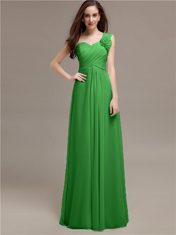Sweetheart Flower Appliques A-line Bridesmaid Dresses