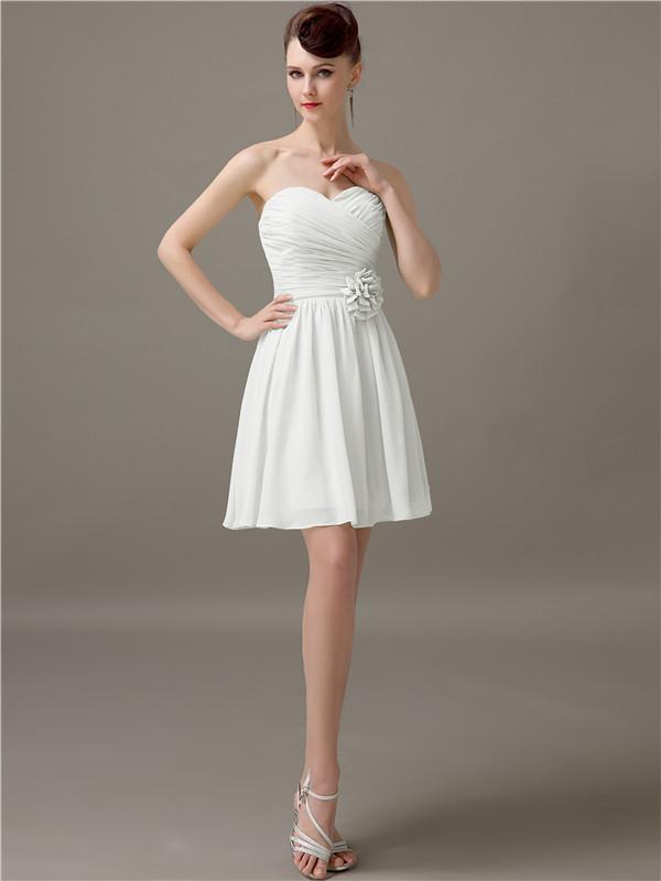 Sweetheart Short A-Line Bridesmaid Dresses