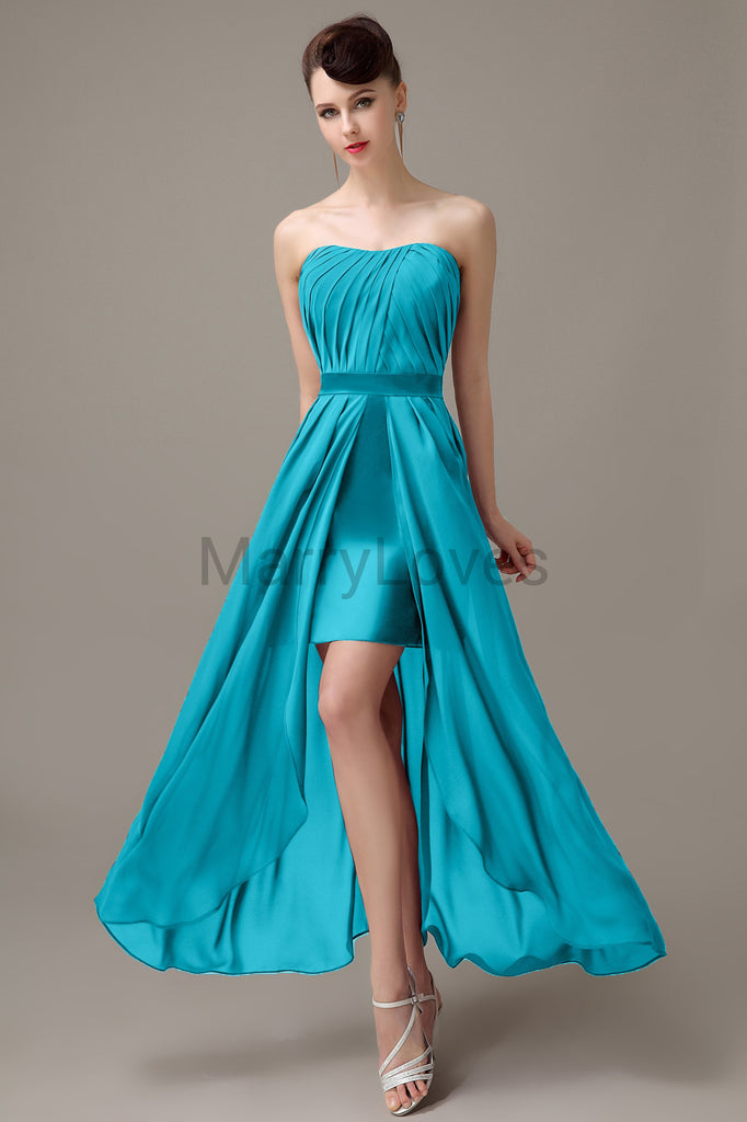 Sweetheart Chiffon Floor Length Bridesmaid Dresses