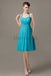 Halter Chiffon Short Bridesmaid Dresses